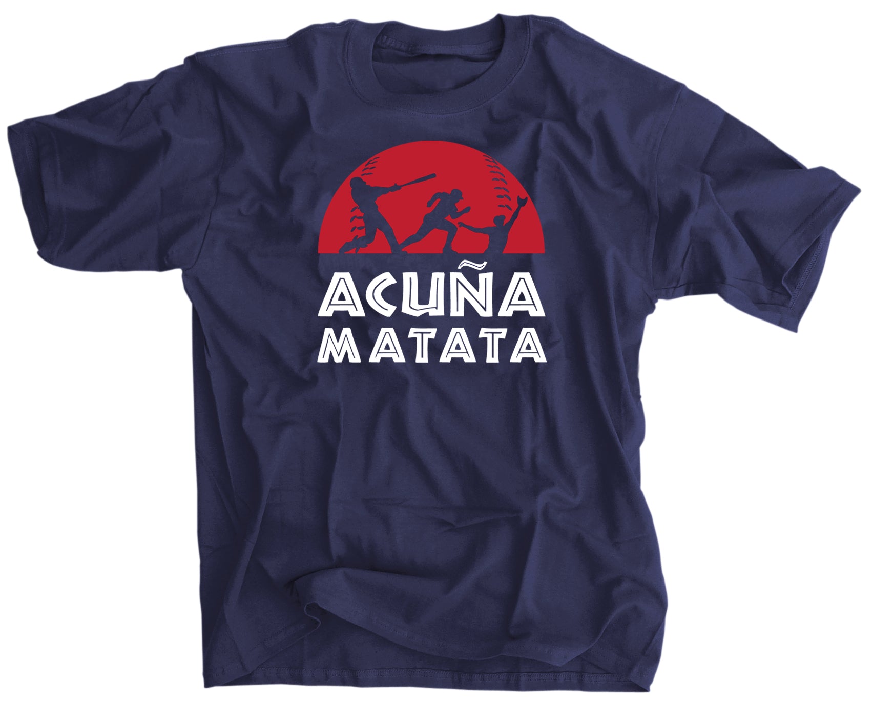 Acuña Matata Baseball Youth/Kids T-Shirt - Fun Baseball Tee for Boys & Girls - Perfect for Games, Practice & Fan Support