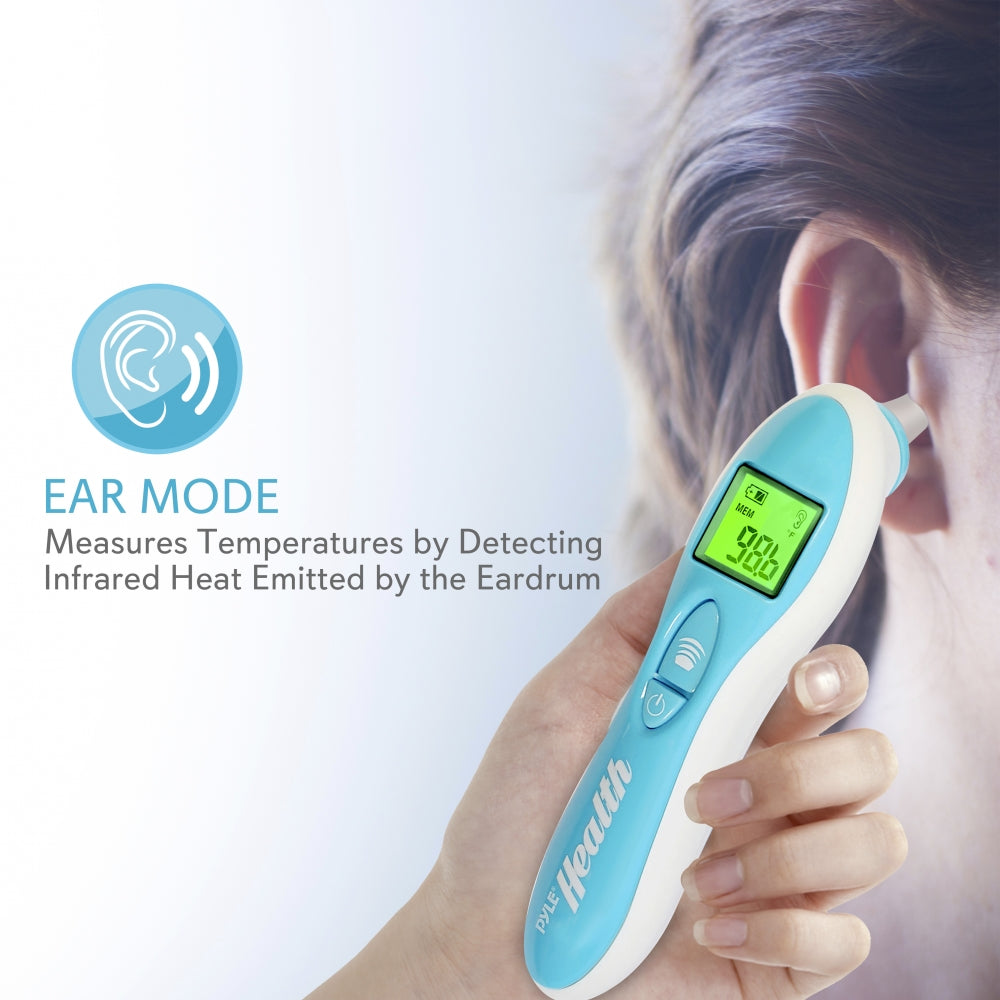 Bluetooth Infrared Ear Thermometer - Accurate Digital Fever Thermometer for Adults & Kids - Fast, Non-Contact Temperature Measurement for Home, Hospital & Travel Use