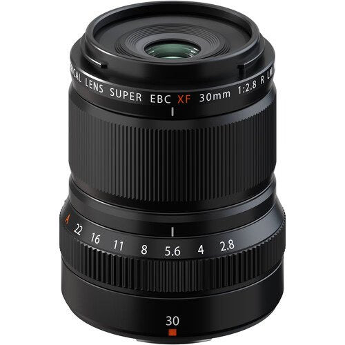 Fujifilm XF 30mm f/2.8 R LM WR Macro Lens - Compact Prime Lens for Fujifilm X-Mount Cameras | Perfect for Portrait, Street & Macro Photography | Durable Weather-Resistant Design | 52mm Filter Size