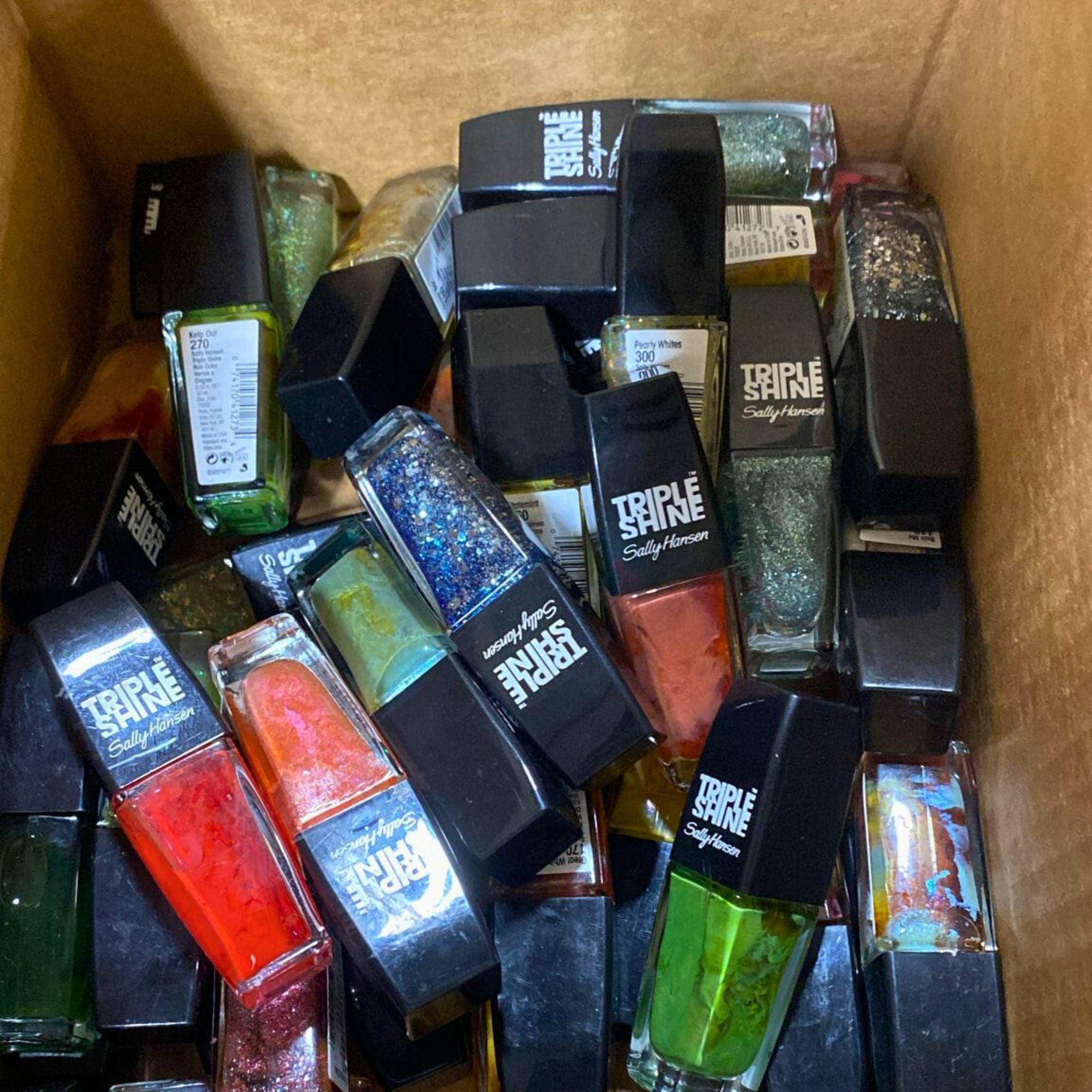 Sally Hansen Triple Shine Nail Polish - 0.33 oz Assorted Colors (50 Pack) - Long Lasting Salon Quality Nail Lacquer for Manicure, Pedicure & Nail Art