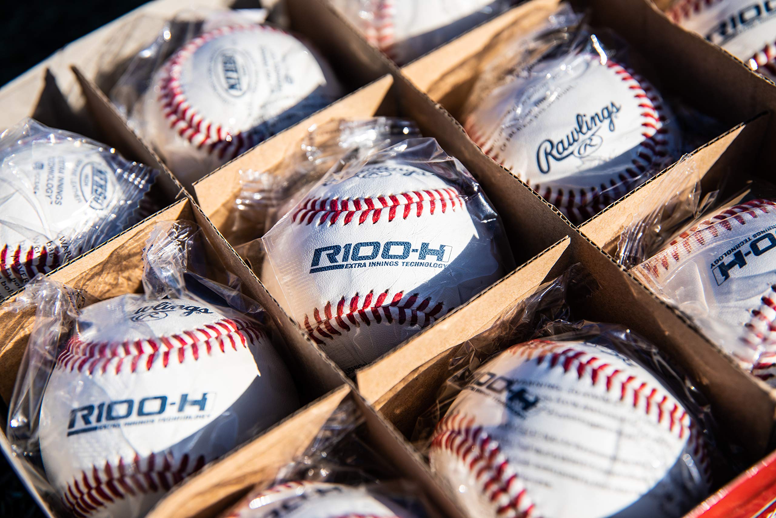 Rawlings NFHS NOCSAE Approved High School Baseballs - 12 Pack (R100-H1/R100-H2/R100-H3/RNF Options) | Official Game Balls for High School Baseball Practice & Games
