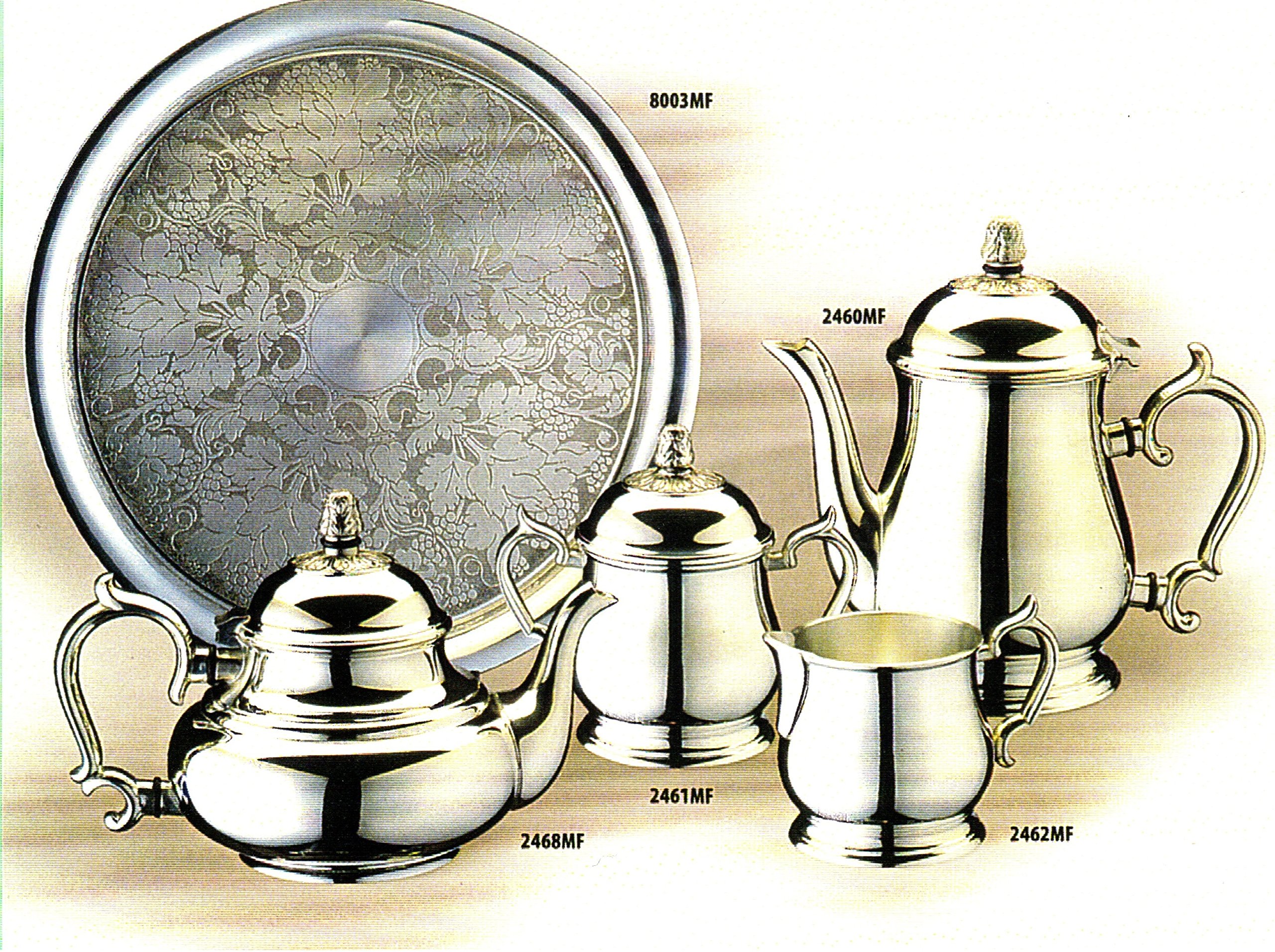 Premium Mirror Finish Coffee & Tea Set - 1 Large Coffee Pot, Tea Pot, Creamer & Sugar Bowl - Elegant Serving for Home, Office or Gifts - Perfect for Entertaining Guests, Afternoon Tea & Special Occasions