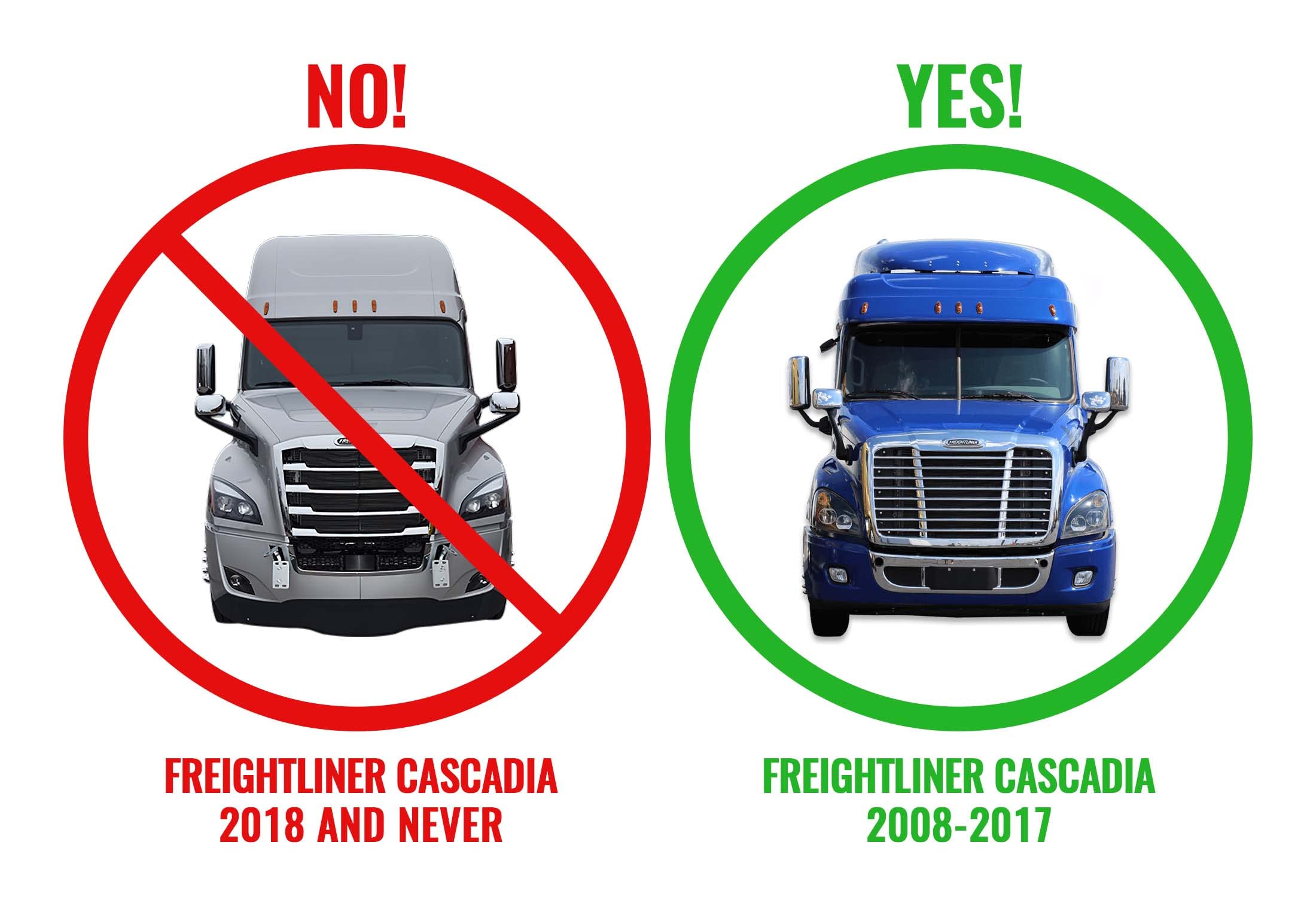 Freightliner Cascadia 2008-2017 Grille Guard with LED Lights & Wipers - Heavy Duty Truck Protection for Deer & Moose Collisions