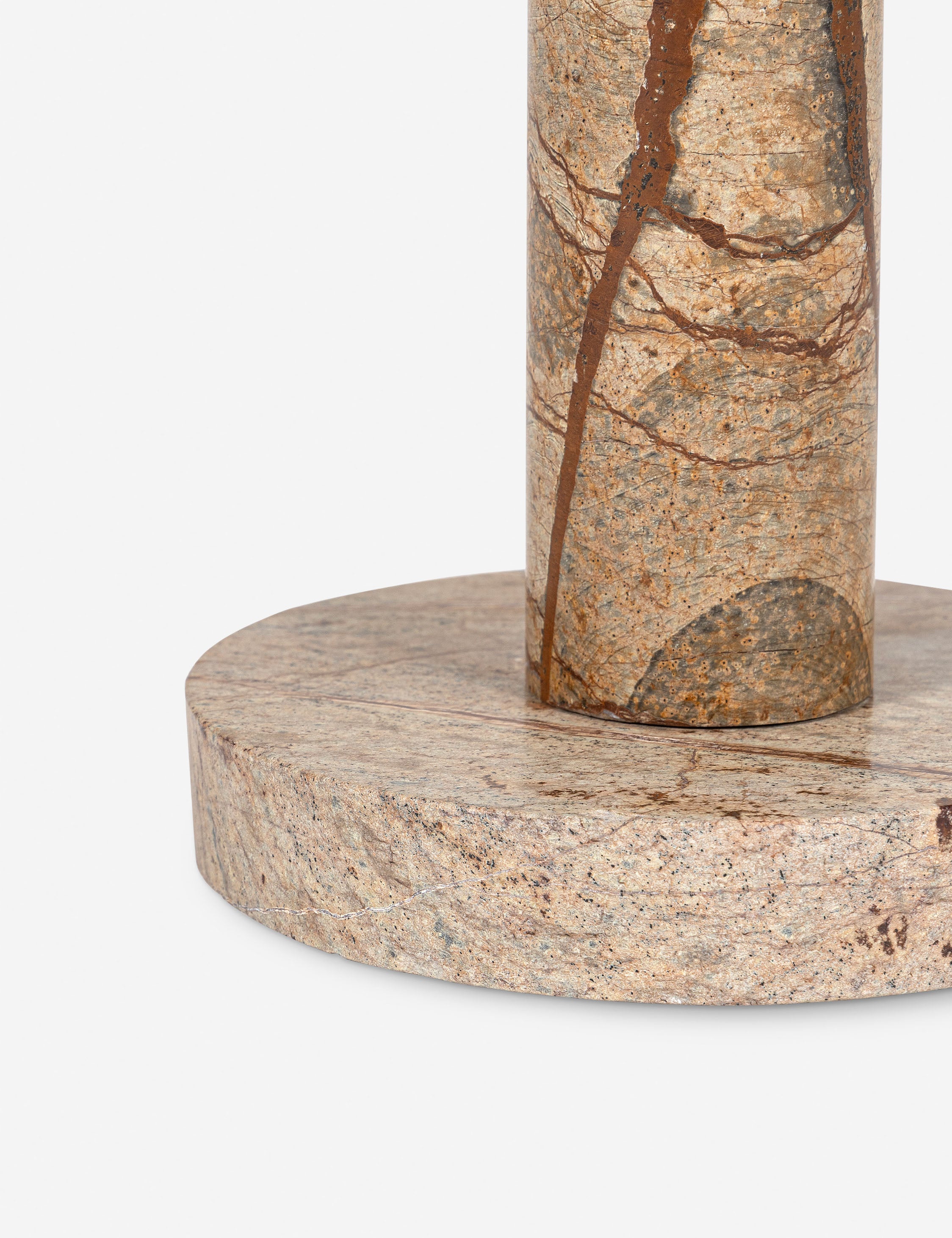 Devlin Round Side Table - Modern Accent Table for Living Room, Bedroom & Office - Perfect for Coffee, Books & Decor
