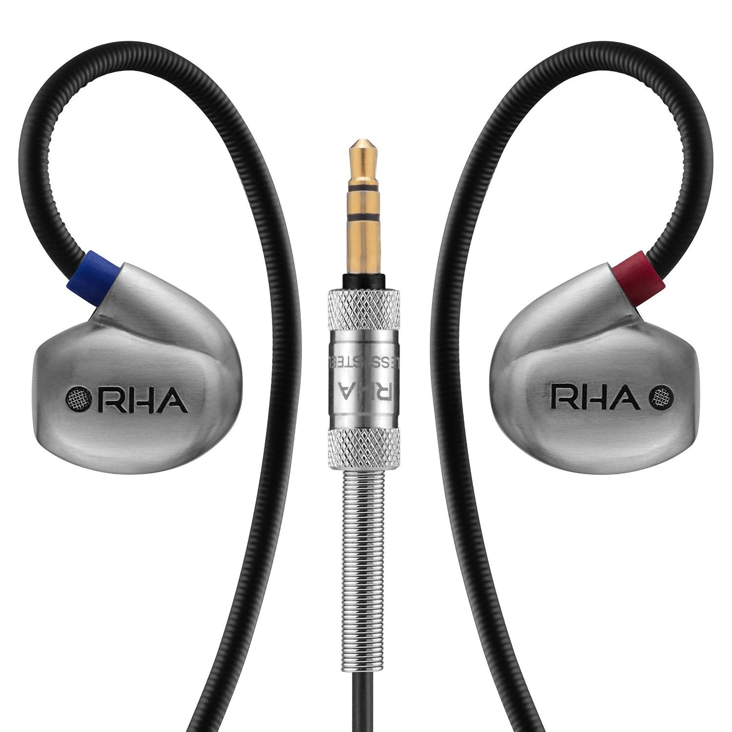 RHA T20 High Fidelity Noise Isolating Dual-Coil In-Ear Headphones - Perfect for Music Lovers, Travel & Workout