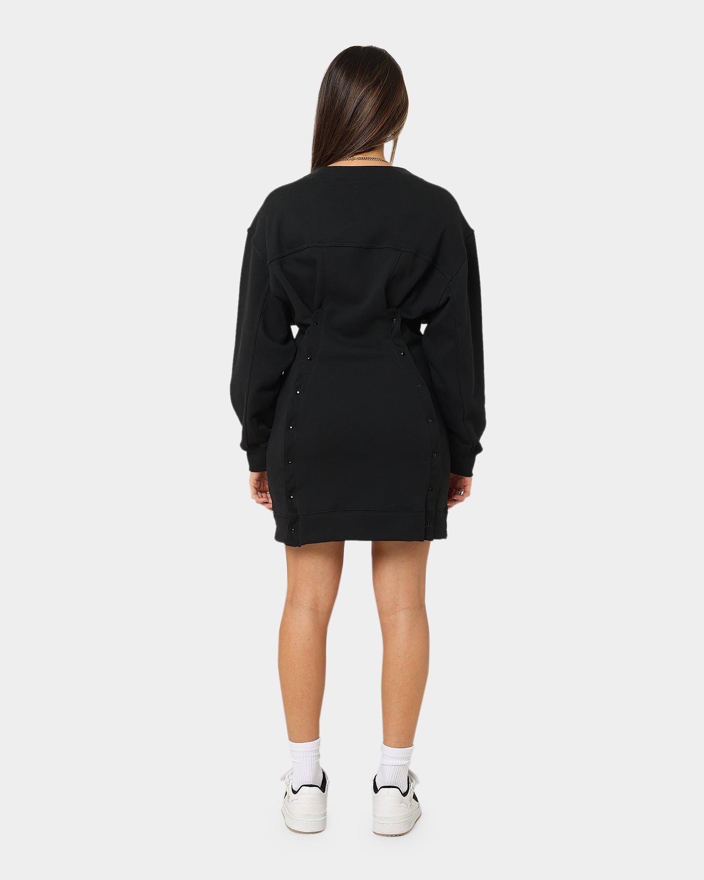 Adidas Women's Always Originals Sweater Dress - Black | Casual Pullover Knit Dress for Everyday Wear, Lounge & Street Style Outfits