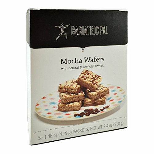 BariatricPal Square Protein Wafers - Mocha Flavor | High Protein Low Carb Snack for Weight Loss & Bariatric Surgery Recovery | Perfect for On-the-Go Nutrition & Post-Workout Recovery