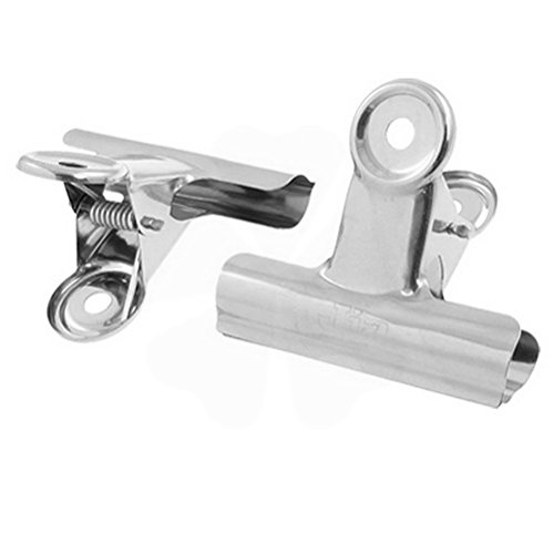 Ucland 10-Pack Multi-Size Binder Clips for Office & School - 3 Widths (Small, Medium, Large) - Heavy Duty Paper Clamps for Organizing Documents, Files, Tickets & Stationery - Perfect for Home, Office & Classroom Use