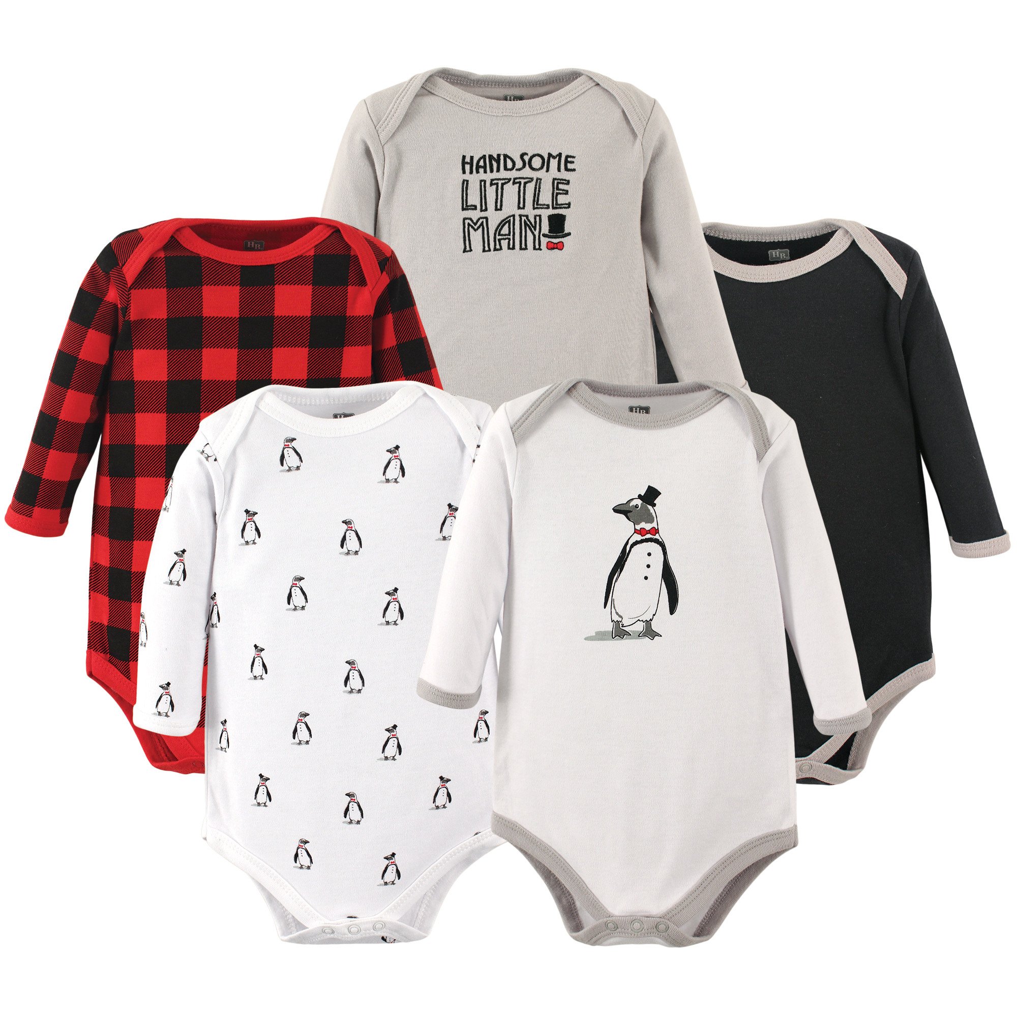 Hudson Baby Unisex Cotton Long-Sleeve Bodysuits for Newborns & Infants - Soft & Comfortable Baby Onesies for Everyday Wear, Playtime & Photo Shoots