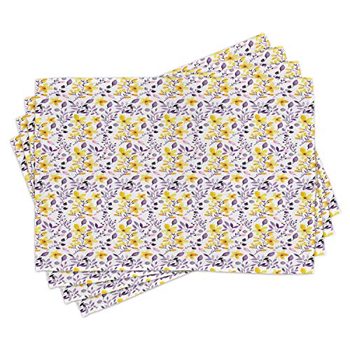 Yellow Purple White