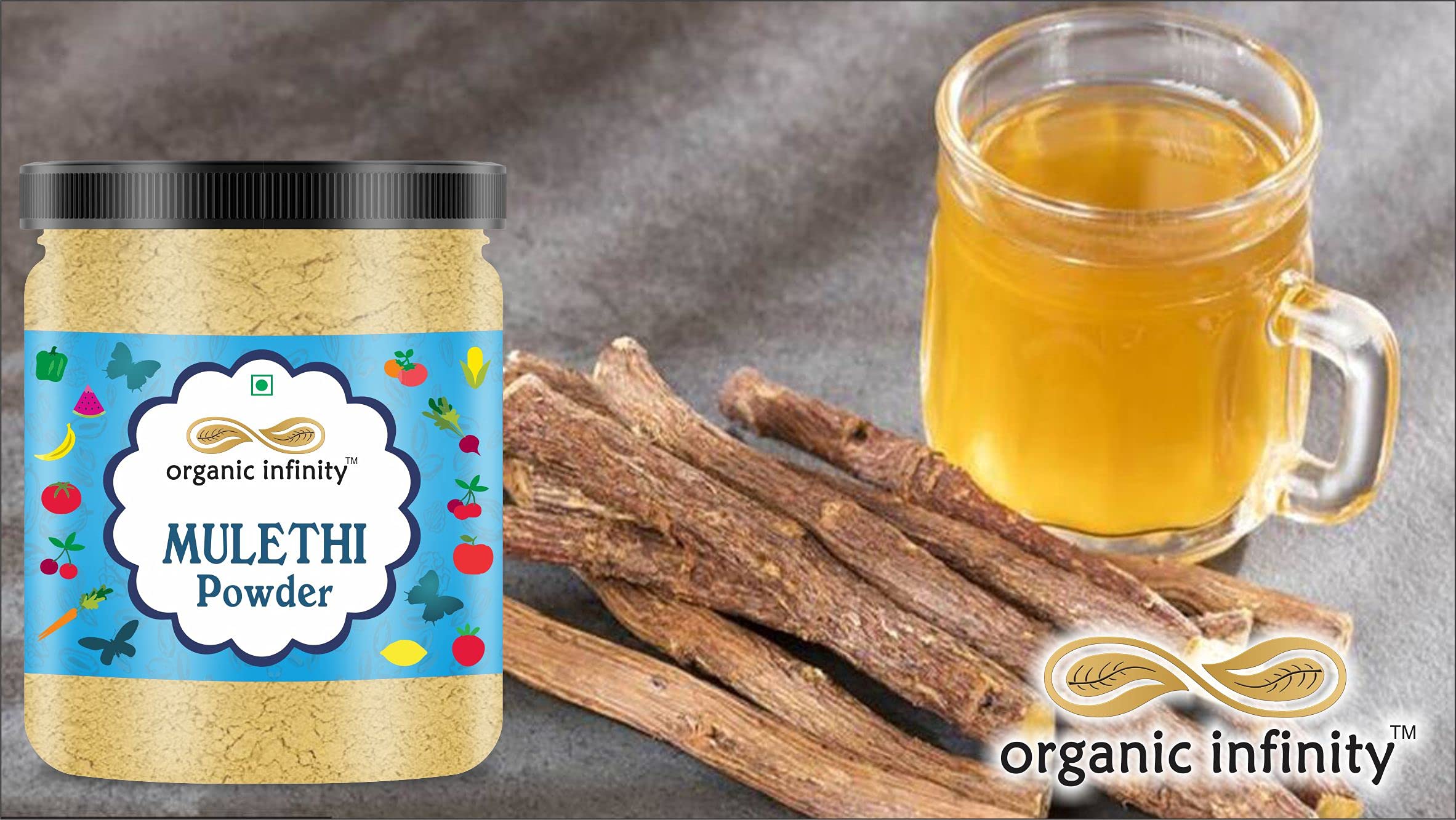 Organic Licorice Powder for Skin Whitening & Hair Care - 100g | Natural Glow Boost