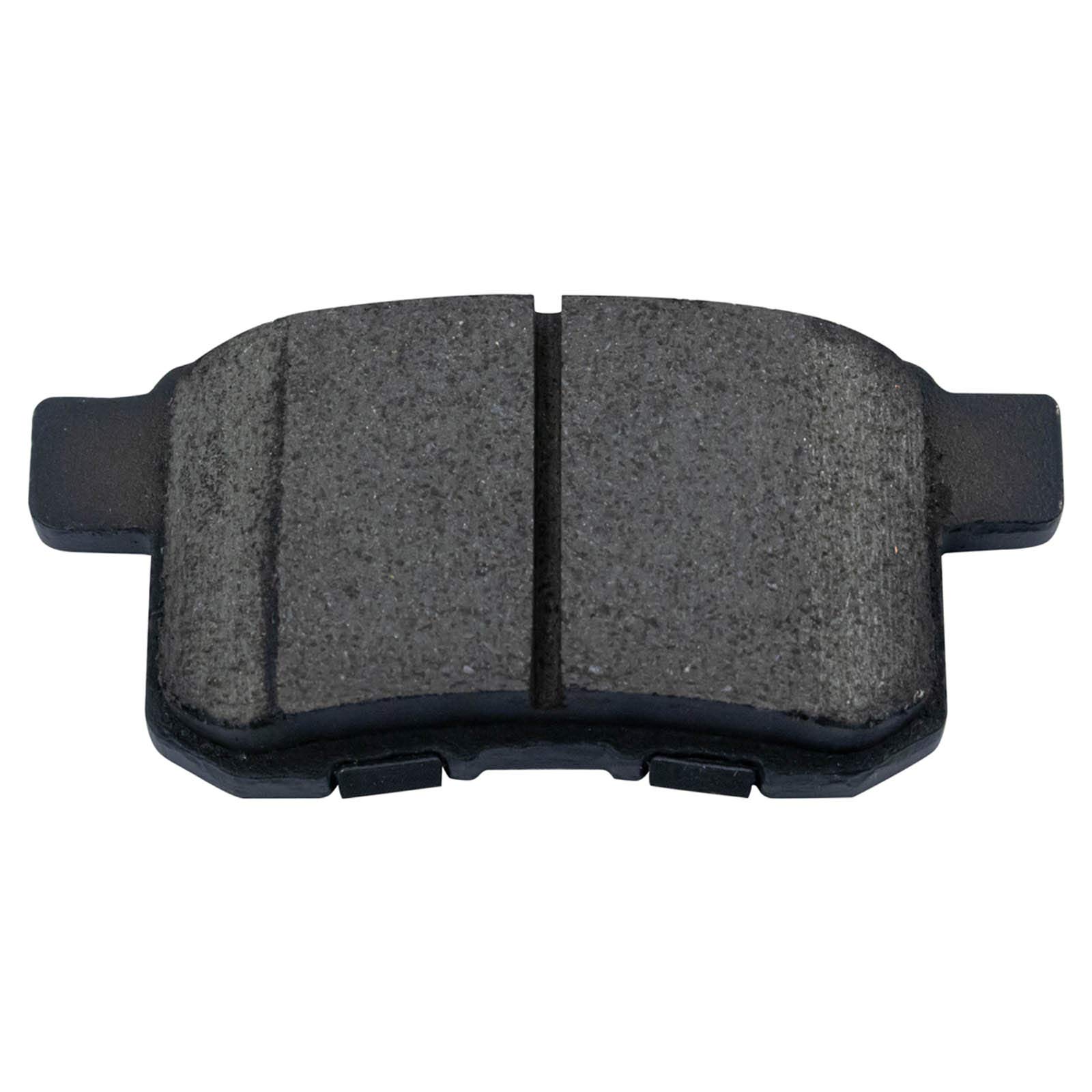 TRQ Premium Ceramic G-Coated Rear Brake Pad & Rotor Kit with Caliper - Compatible with 2009-2014 Acura TSX & 2008-2012 Honda Accord - Perfect for Smooth Stopping & Enhanced Safety in City Driving & Highway Conditions