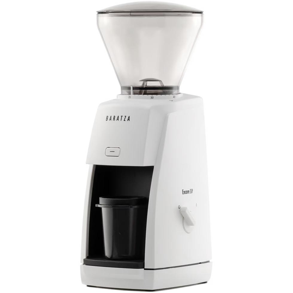 Baratza Encore ESP Conical Burr Coffee Grinder - Premium Electric Coffee Bean Grinder for Espresso, Drip & French Press - Perfect for Home & Office Use (White, Model ZCG495WHT1AUC1A)