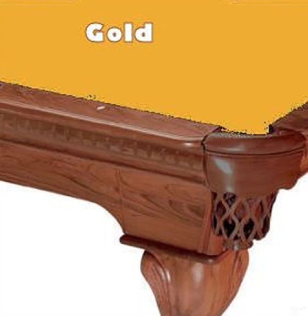 Premium 7' Gold ProLine Classic 303 Billiard Pool Table Felt Cloth - Professional Tournament-Grade Fabric for Home Game Rooms & Bars