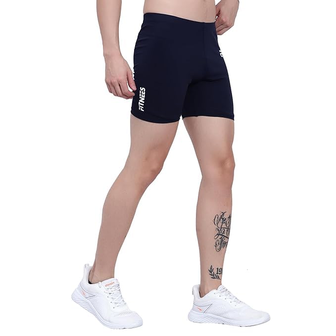 Shadow Symphony Tighty Shorts & Black Chain Watch Combo for Girls & Boys - Comfortable Gym, Running, Camping & Everyday Wear - Stylish Activewear Set for Kids