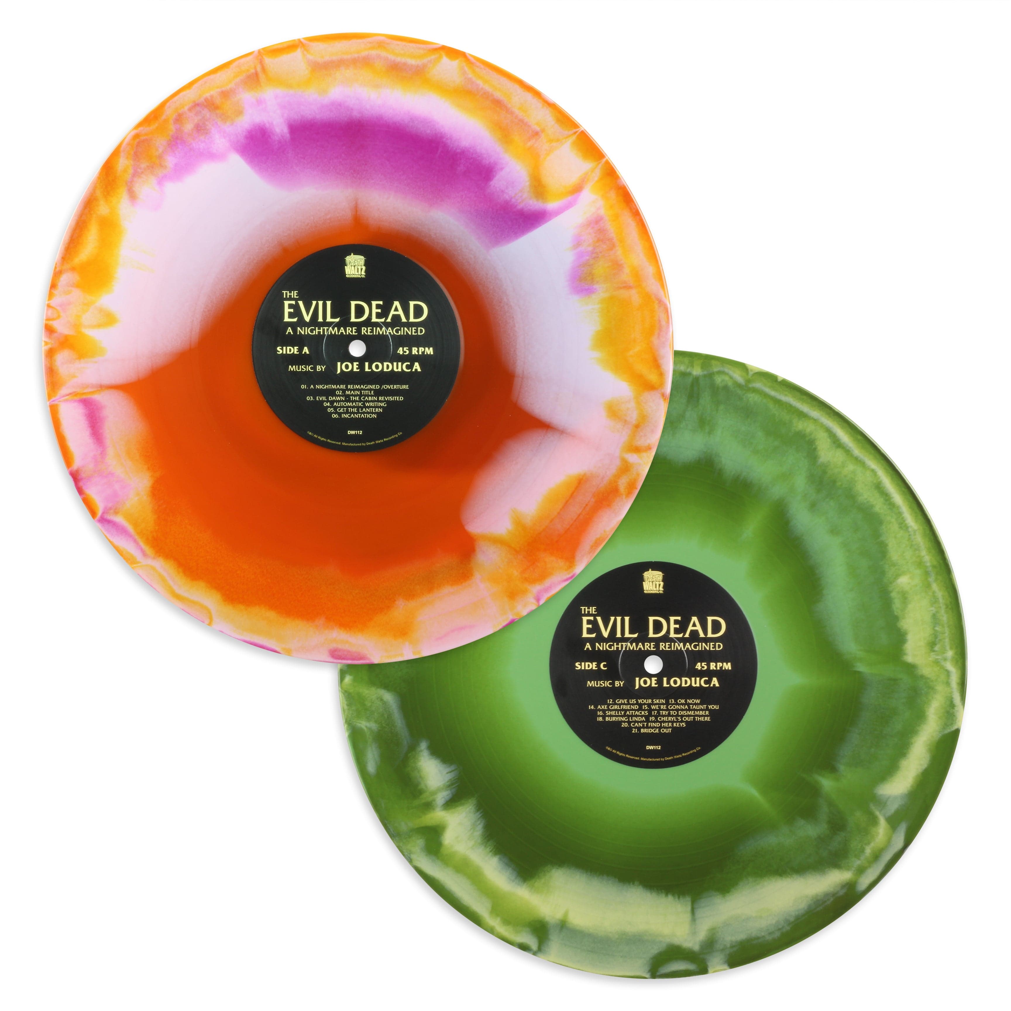 Evil Dead – A Nightmare Reimagined 2XLP Limited Edition Vinyl Record (TFW Exclusive) | Horror Movie Soundtrack for Collectors & Halloween Party Music
