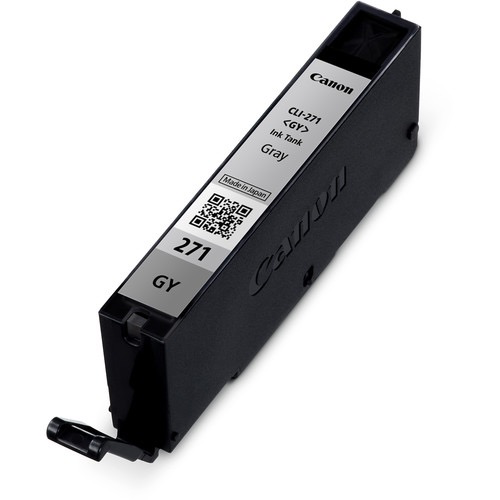 Canon CLI-271 Gray Ink Tank Refill - Compatible with Select PIXMA Printers - High-Quality Printing for Home & Office Use