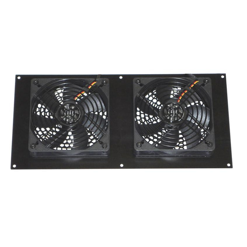 Coolerguys PRO Metal Series Dual 120mm Cooling Kit - High Performance Computer Case Fan for PC Cooling & Airflow - Perfect for Gaming Rigs, Workstations & Server Cabinets
