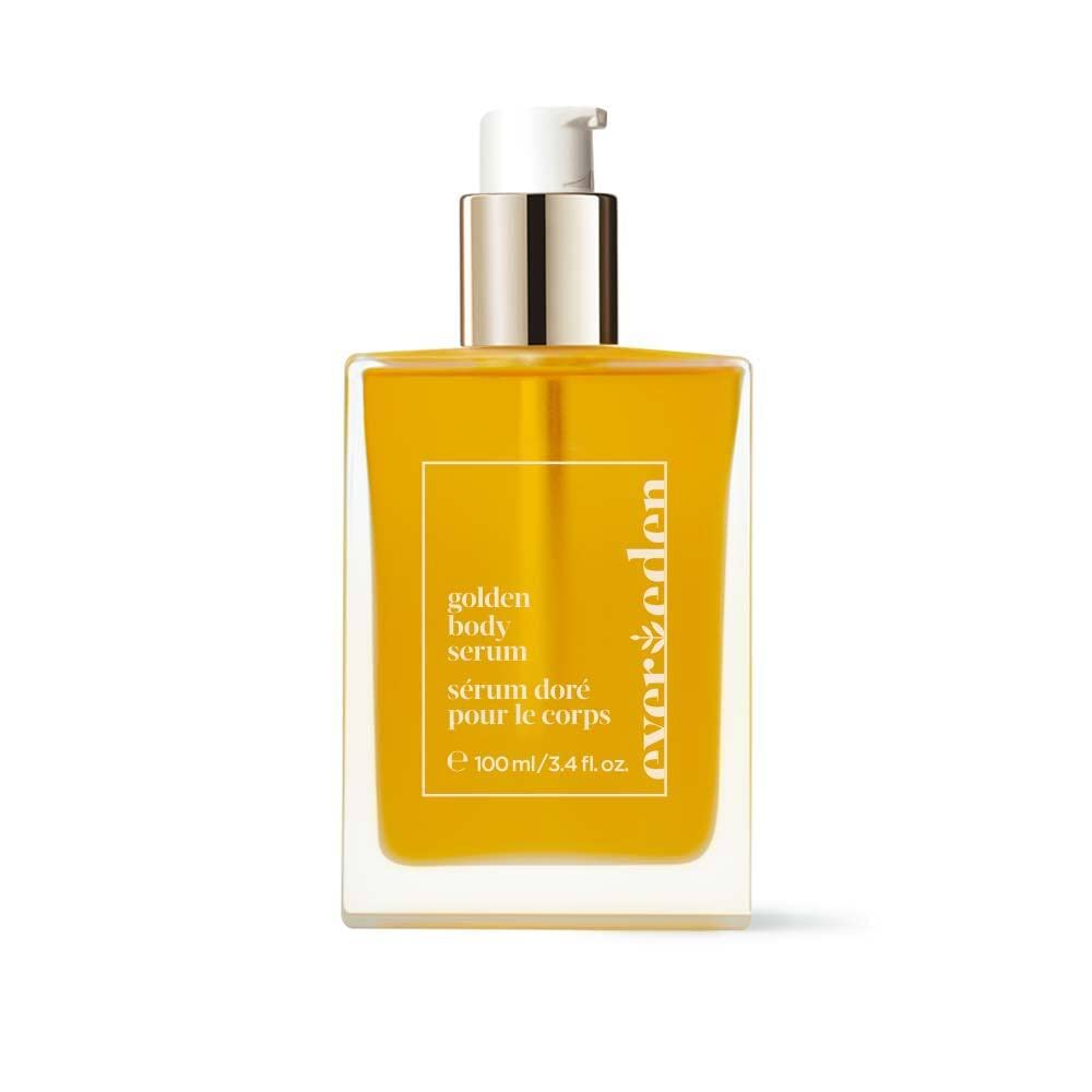 Evereden Golden Body Serum 3.4 fl oz - Botanical Hydrating Body Oil for Women & Men | Clean, Vegan Moisturizer for Dry Skin | All-Over Nourishment & Glow | Perfect for Daily Use, Post-Shower & Massage