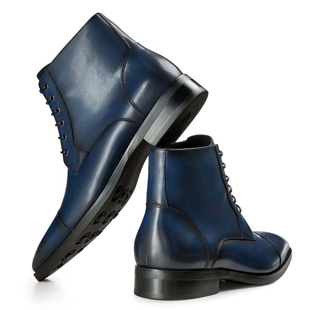 GIFENNSE Men's Dress Boots - Formal Chelsea Boots for Men | Comfortable & Stylish Leather Boots for Office, Wedding & Business Casual Outfits