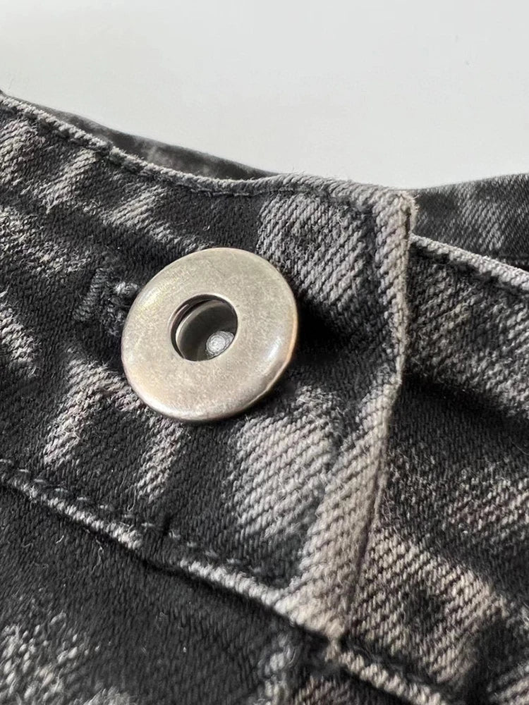 Women's High Waist Asymmetrical Minimalist Shorts - Patchwork Button Casual Loose Summer Shorts for Women | Perfect for Beach, Vacation & Everyday Wear