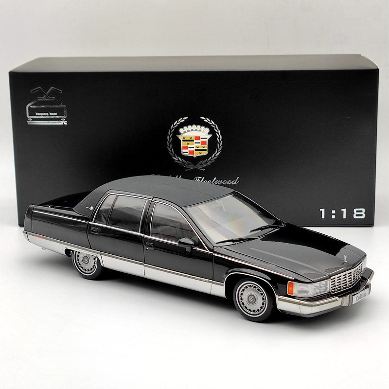 1993 Cadillac Fleetwood Sedan 1:18 Scale Diecast Model Car - Black Collectible Edition | Perfect for Car Enthusiasts, Display Cases & Gift Giving