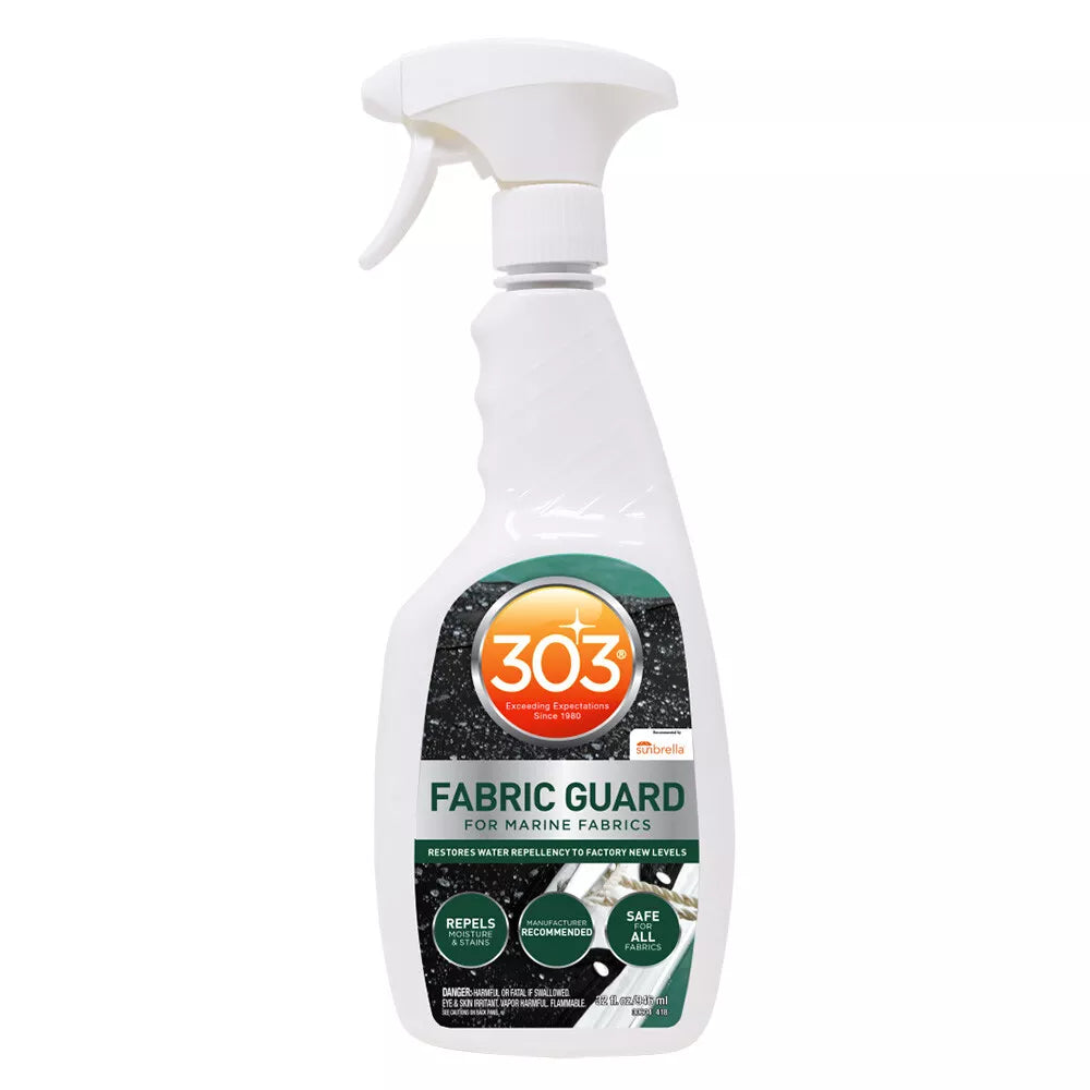 303 Marine Fabric Guard 32oz - Waterproof & UV Protection for Boat Seats, Cushions & Outdoor Furniture - Ideal for Marine, RV & Outdoor Use