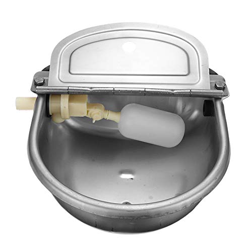 LTEFTLFL 304 Stainless Steel Automatic Float Water Bowl for Pets & Livestock - Horse, Cow, Dog, Sheep, Goat - Self-Filling Water Dispenser for Stable, Farm & Outdoor Use