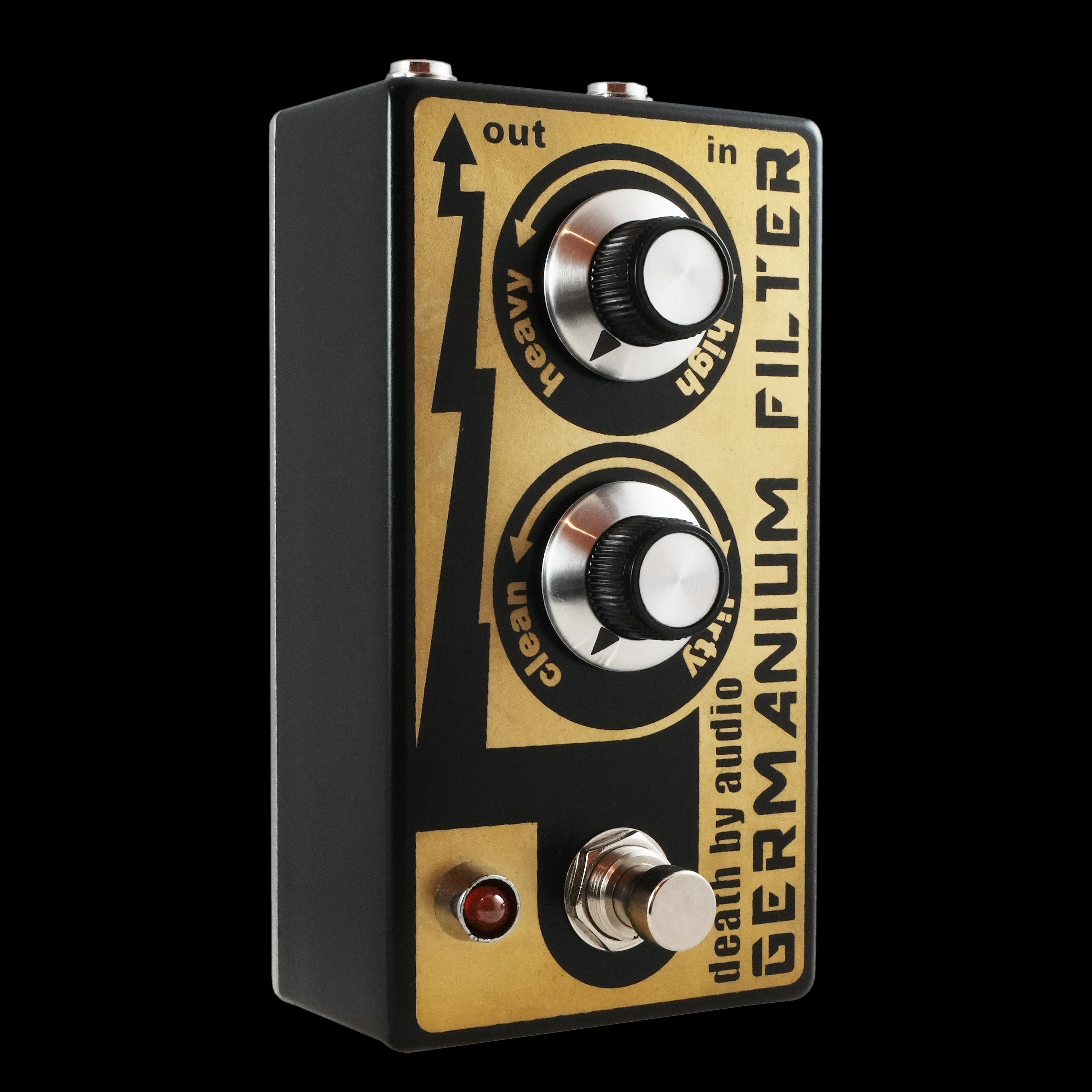 Death By Audio Germanium Filter/Distortion Guitar Effects Pedal - Vintage Fuzz Tone for Electric Guitar - Perfect for Rock, Blues & Experimental Music