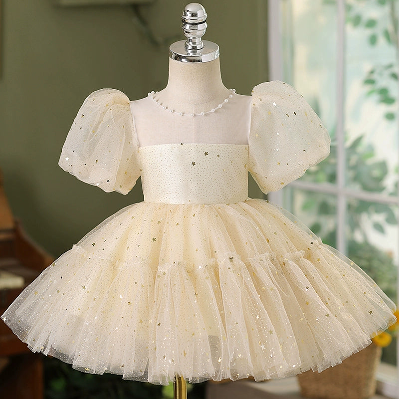 Sparkly Purple Sequin Flower Girl Dress for Toddlers - Elegant Pageant & Birthday Party Gown for Baby Girls - Perfect for Weddings, Special Occasions & Photo Shoots