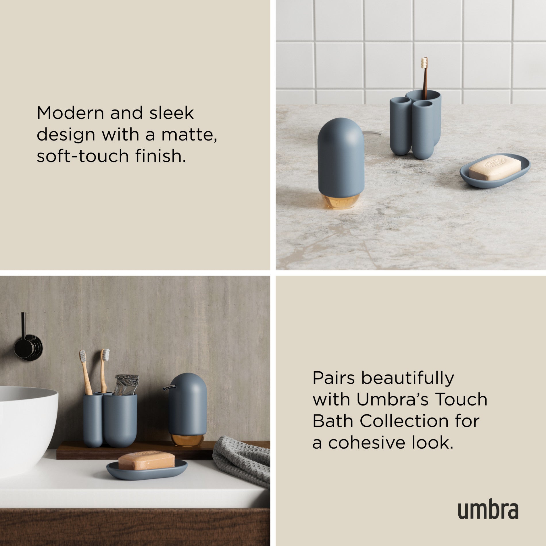 Non-Slip Touch Soap Dish with Drain Holes - Modern Bathroom Organizer for Showers, Sinks, and Countertops - Perfect for Home, Hotel, and Spa Use