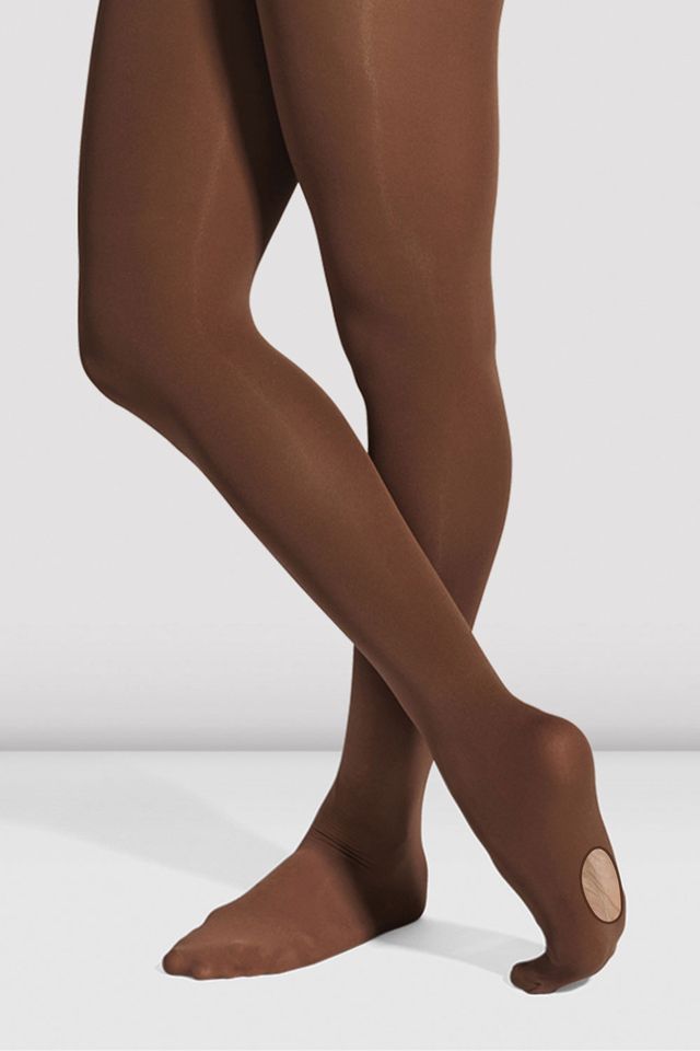 Girls Convertible Tights - 2-in-1 Leggings & Footless Tights for Dance, Yoga & Play - Soft Stretchy Comfort for Active Kids