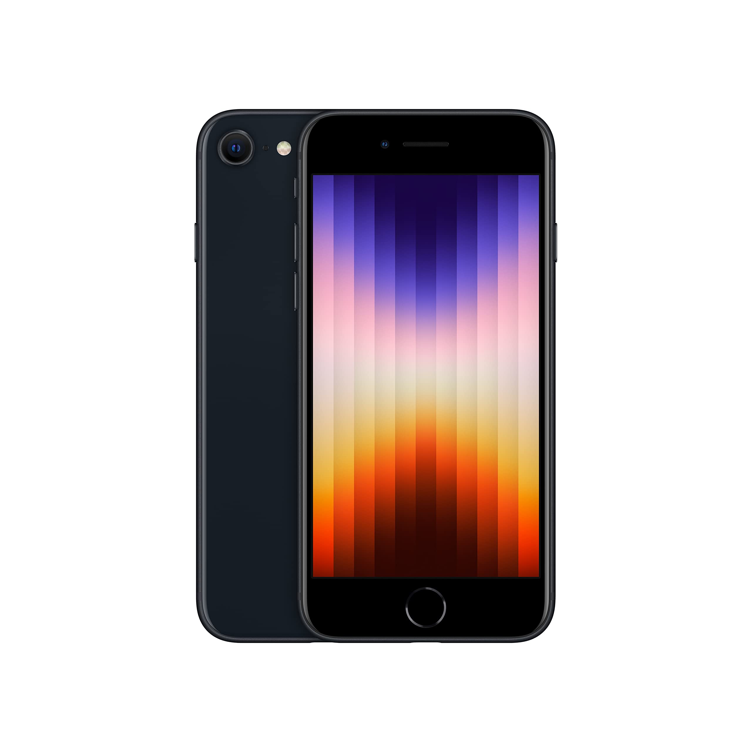 Apple iPhone SE 3rd Generation 128GB Midnight - Certified Refurbished Smartphone for Work, Travel & Everyday Use