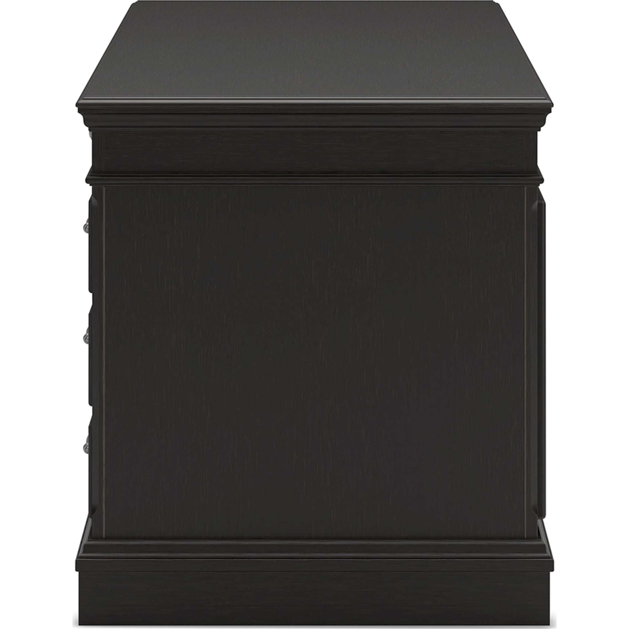 Beckincreek Black Modern Office Desk - Stylish & Durable Writing Desk for Home Office, Study, or Workspace