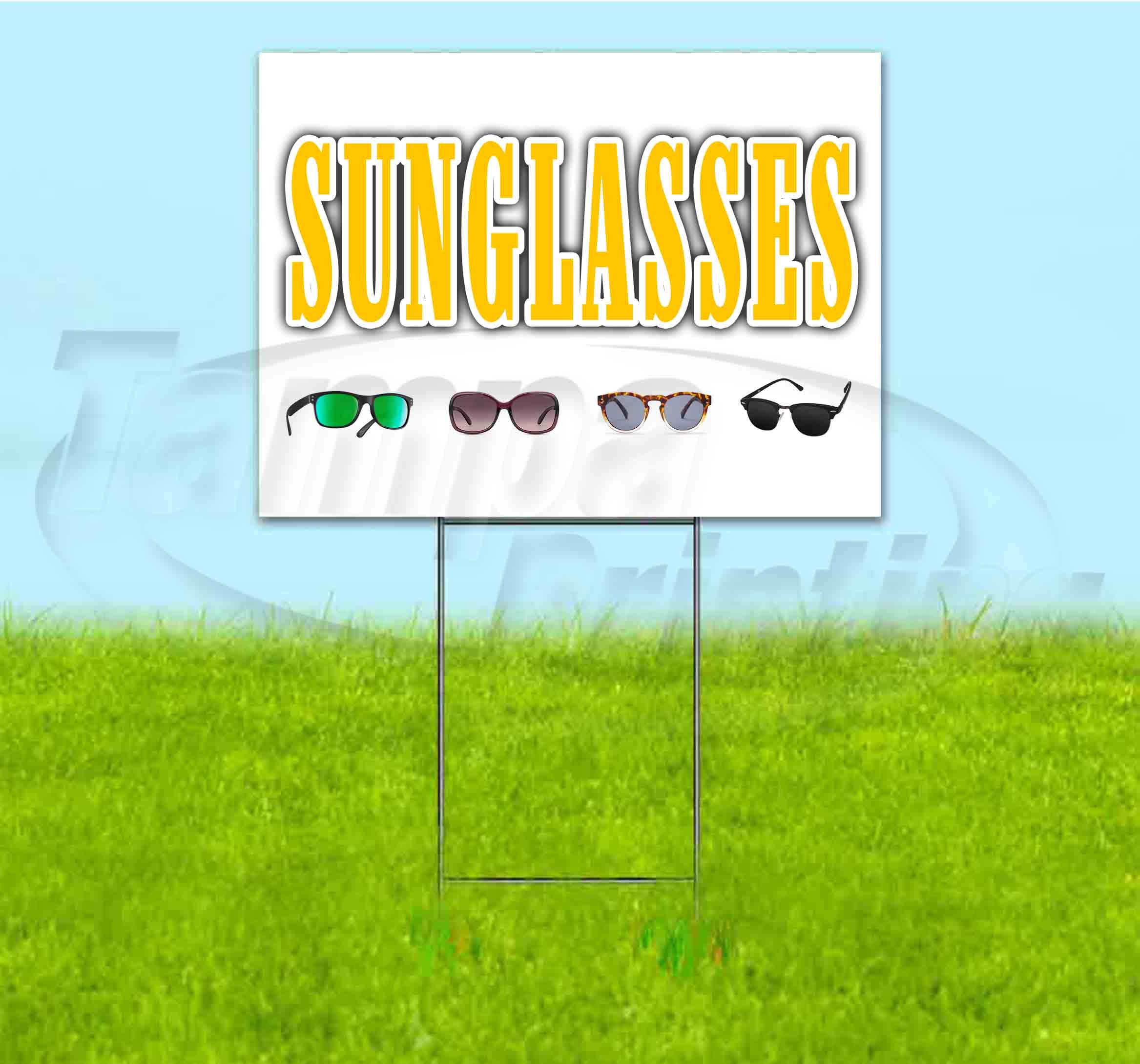 Premium Sunglasses Yard Sign (18