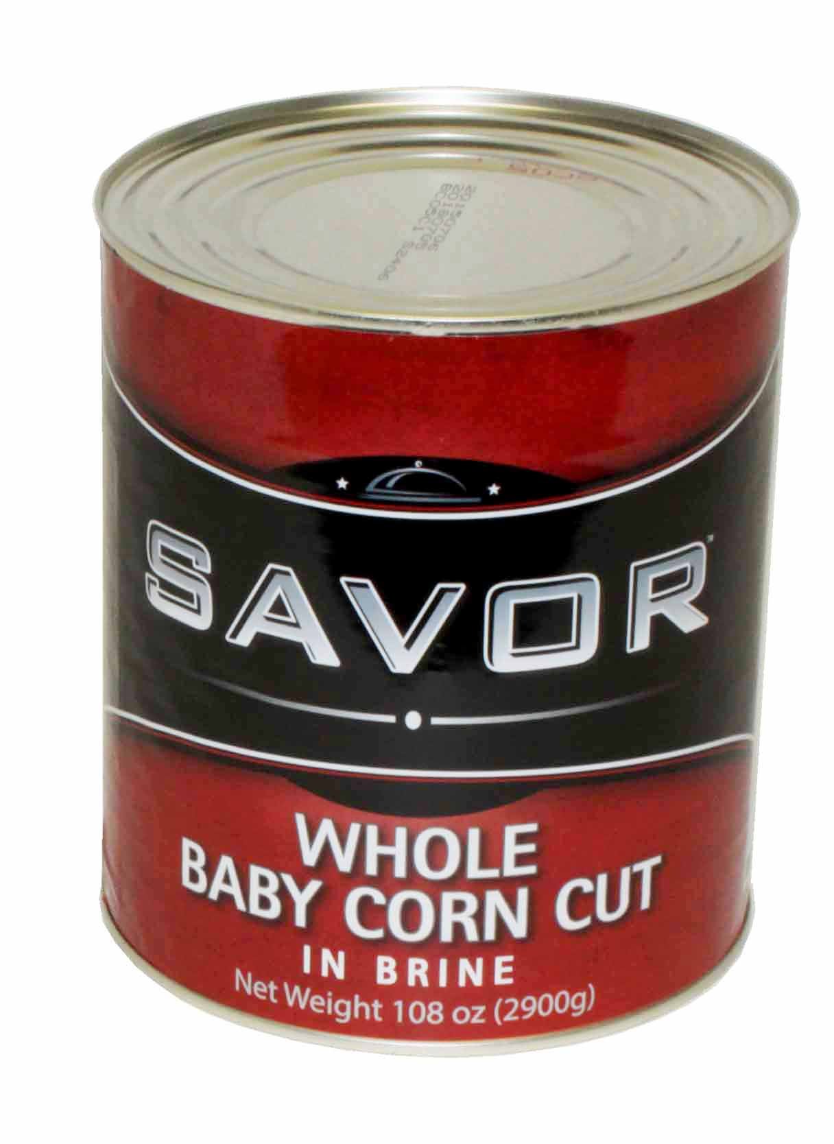 Savor Corn Cut Baby 108 oz (6 Count) - Fresh Sweet Corn for Baby Food, Purees & Healthy Snacks - Perfect for Homemade Baby Meals & Toddler Recipes