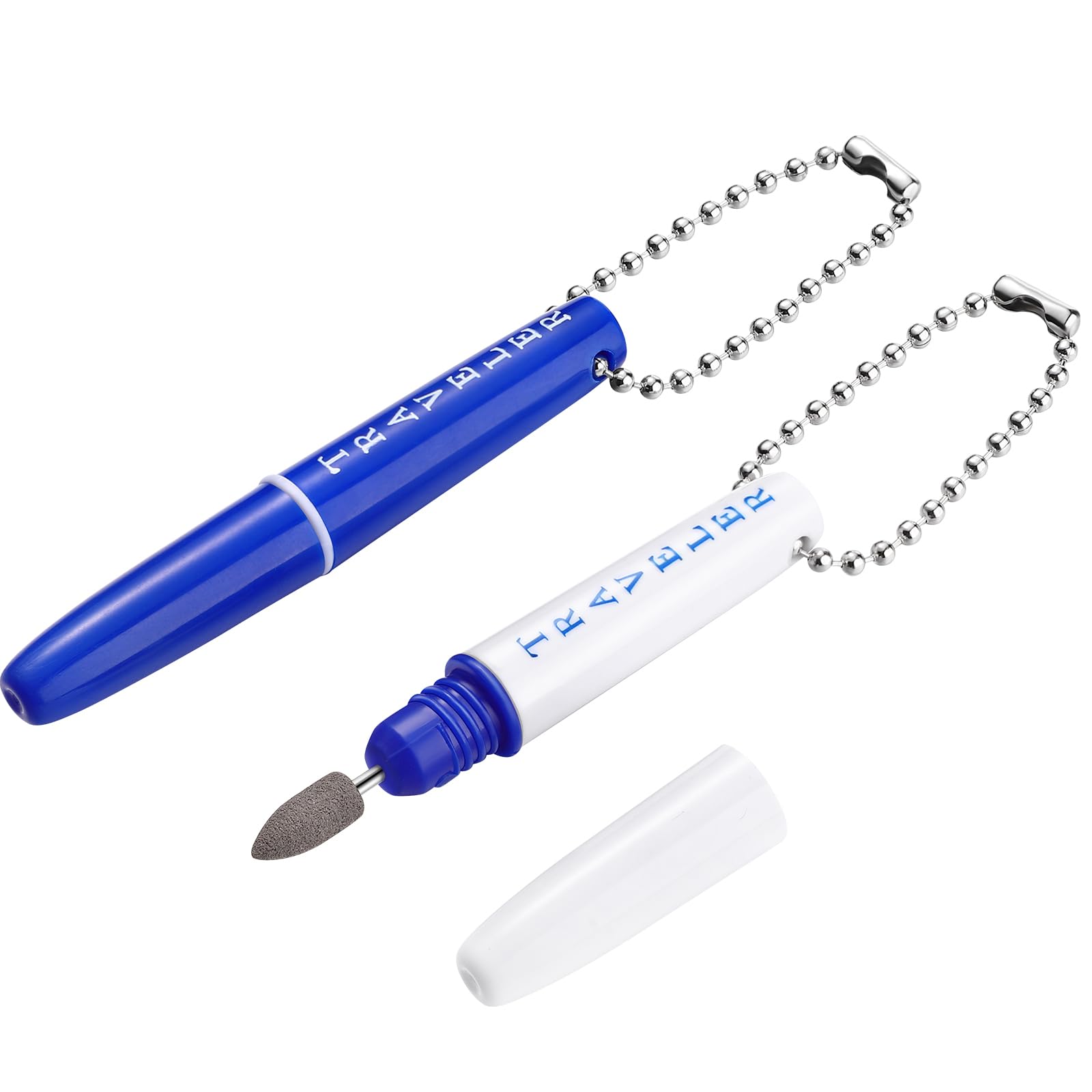 EXCEART Travel Teeth Plaque & Tartar Remover Tool Set - Mini Dental Hygiene Cleaning Kit with Chain for Travel & Home Use - Perfect for Whitening, Stain Removal & Oral Care On-the-Go
