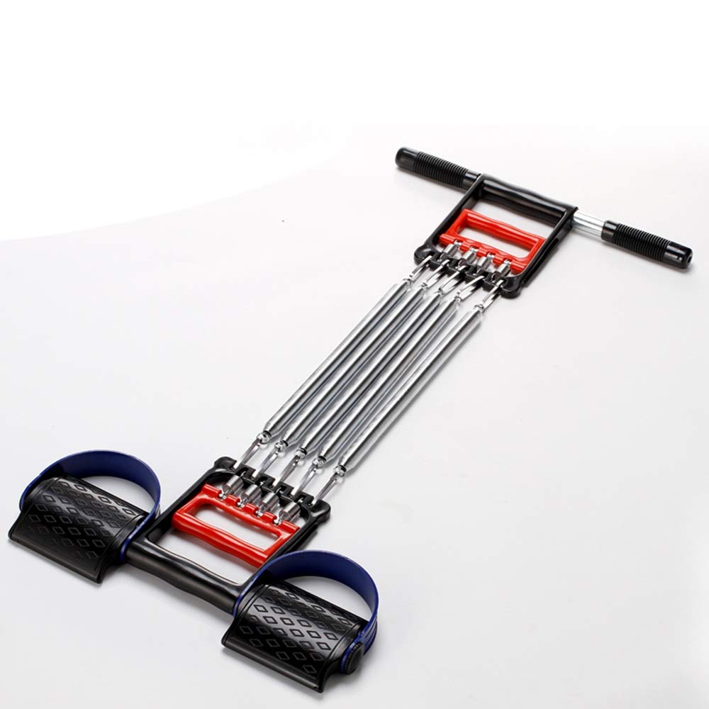 3-in-1 Home Gym Equipment Set - Spring Arm Chest Expander, Hand Gripper & Pull-Up Bar for Strength Training & Weight Loss | Perfect for Small Spaces & Home Workouts