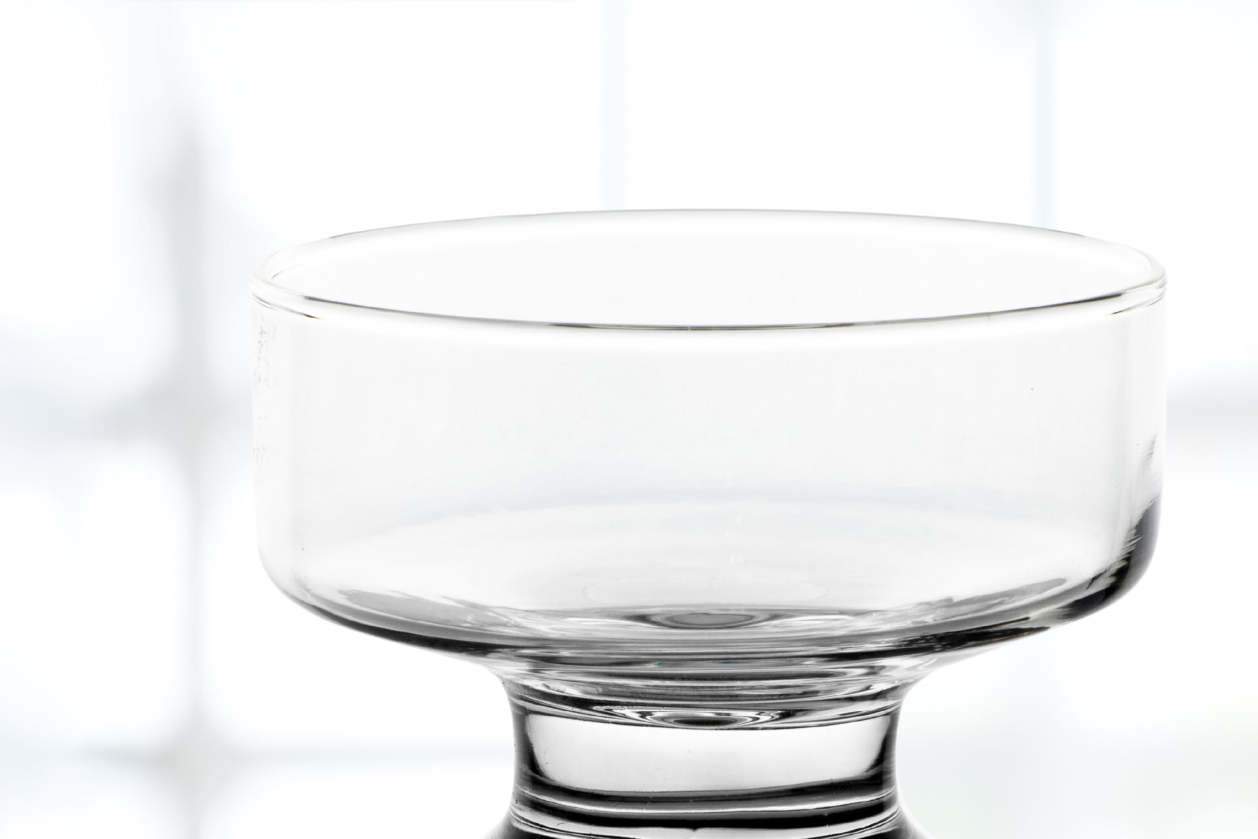 7oz Ice Cream Bowls - Elegant Glass Dessert Bowls for Snacks, Fruit & Sundae - Set of 12 for Parties & Dining