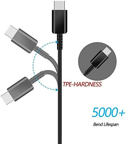 T POWER USB-C Charging Cable for Heated Eye Mask - Compatible with Legiral Le4 Mini, Renpho RP-GM171, Bob and Brad Q2, RF-EM001 Models - Fast Charging Cord for Eye Massager & Sleep Mask - Perfect for Home, Office & Travel Use