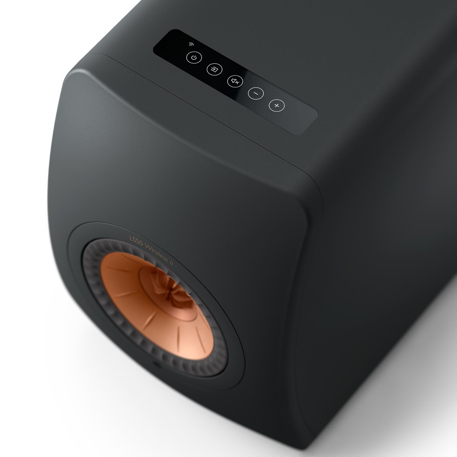 KEF LS50 Wireless II HiFi Powered Bookshelf Speakers - Premium Bluetooth & WiFi Streaming for Home Audio, Music & Movie Theater Systems - Perfect for Living Rooms, Studios & Home Theaters