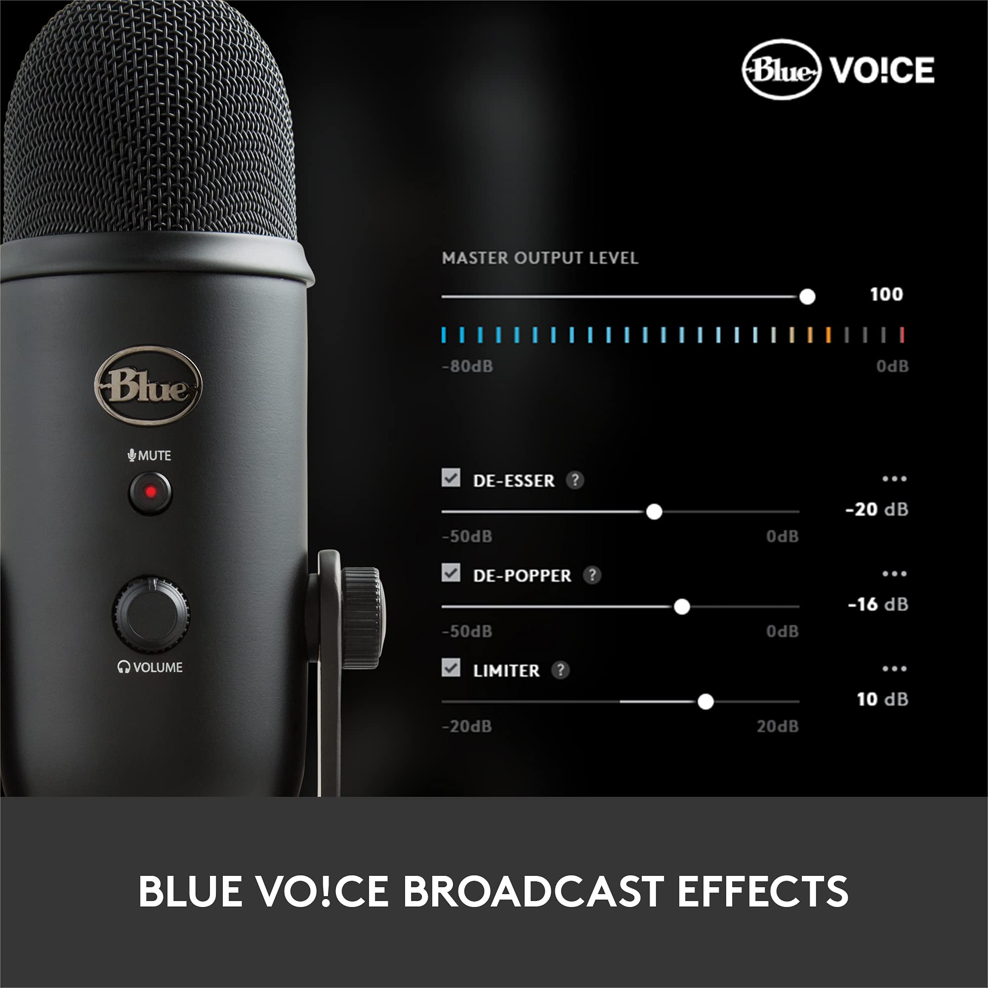 Logitech Blue Yeti USB Microphone - 10th Anniversary Edition - Silver - Professional Condenser Mic for Streaming, Podcasting, Gaming & Home Studio Recording