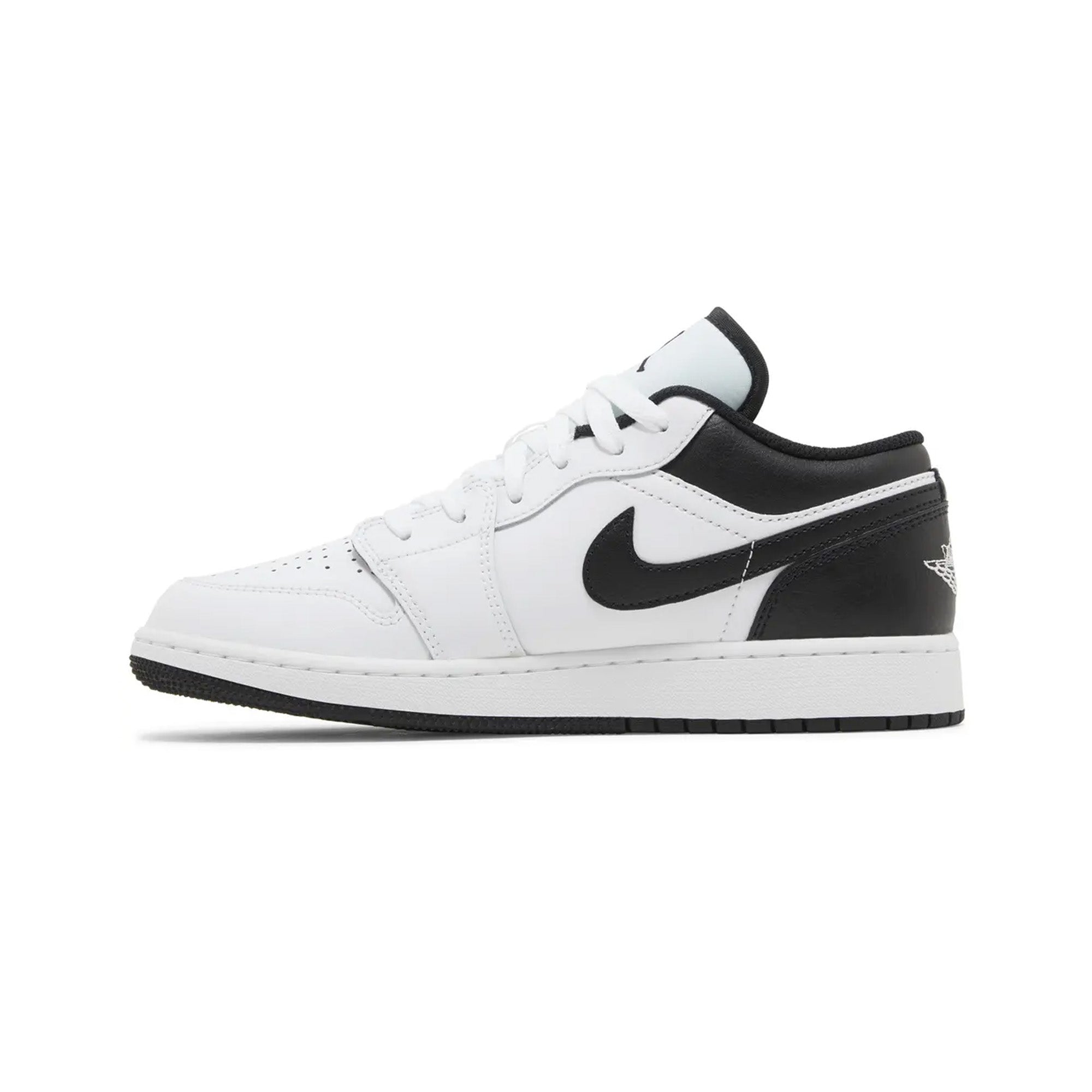 Air Jordan 1 Low 'White Black' GS Sneakers for Girls (2023) - Comfortable Basketball Shoes for School, Sports & Casual Wear