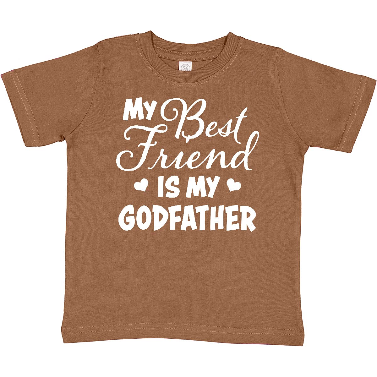 My Best Friend is My Godfather with Hearts Toddler T-Shirt - Perfect for Family Gatherings, Birthday Parties, and Special Occasions