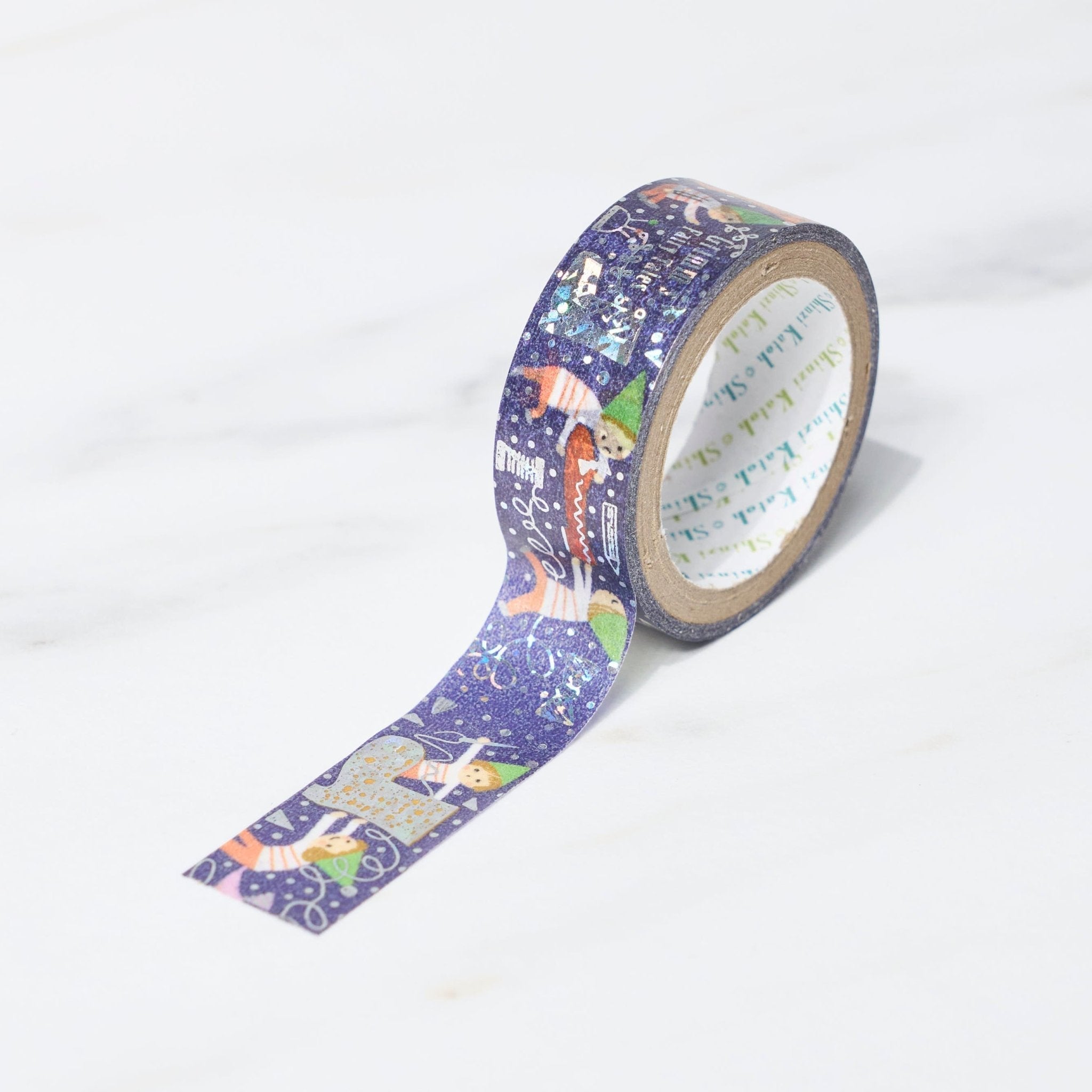 Fairy Tale Gems Grimm Masking Tape Set - Shinzi Katoh Kirapika Collection for Scrapbooking, Journaling & DIY Crafts - Decorative Sealing Tape for Gift Wrapping, Home Decor & Office Use