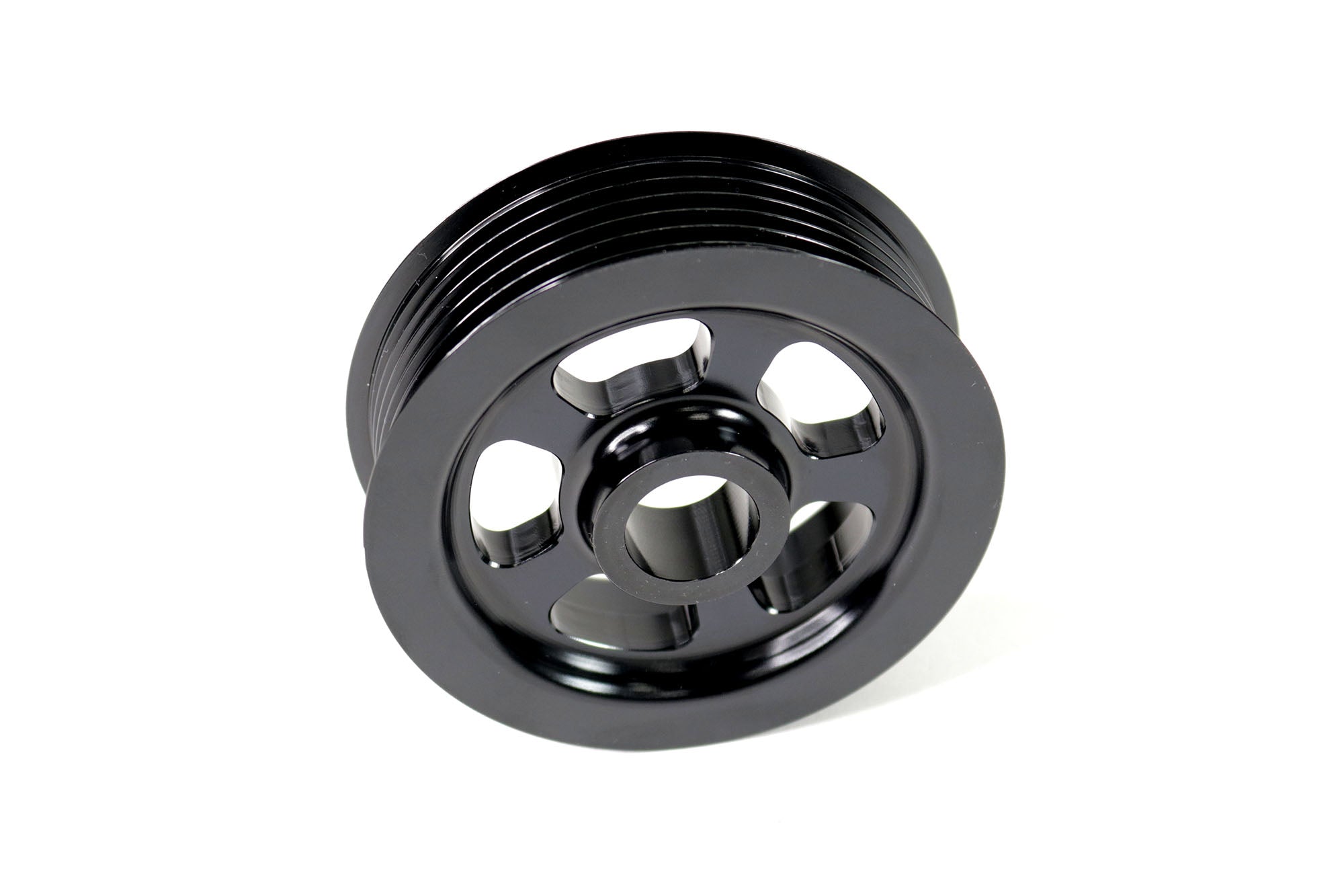 LS 3 OD Billet Overdrive Alternator Pulley 6 Rib 10 10042 - High Performance Upgrade for Chevy LS Engines - Perfect for Racing, Towing & High Electrical Demand Applications