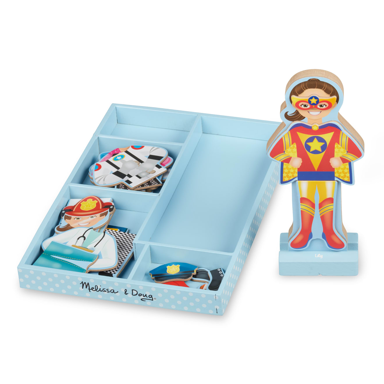 Julia Magnetic Dress Up Doll Set - Fun & Educational Pretend Play Toy for Kids | Perfect for Travel, Birthday Gifts & Imaginative Playtime