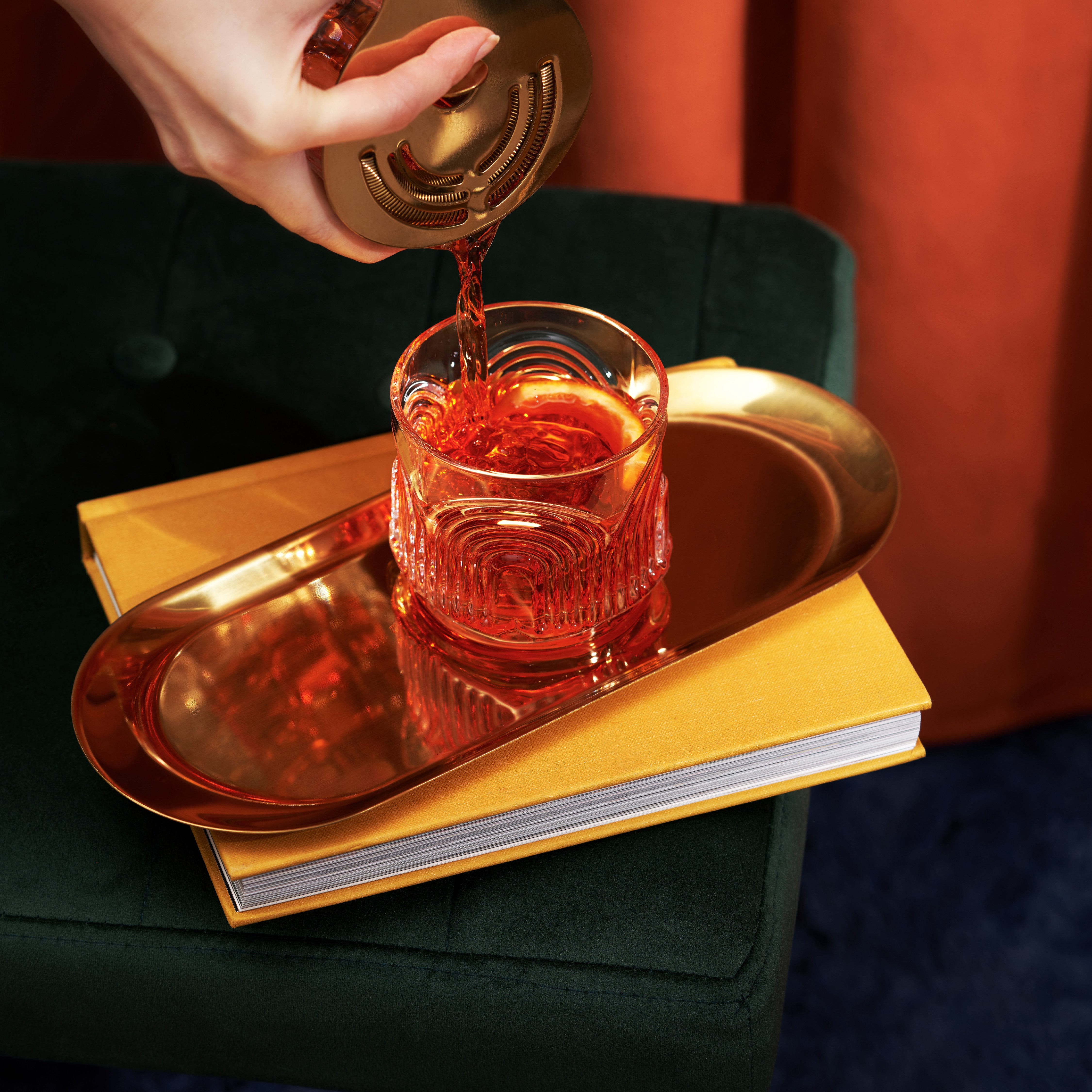 Beau Crystal Lowball Tumblers Set of 2 - Elegant Whiskey Glasses for Bourbon, Scotch & Cocktails - Perfect for Home Bar, Gifts & Entertaining