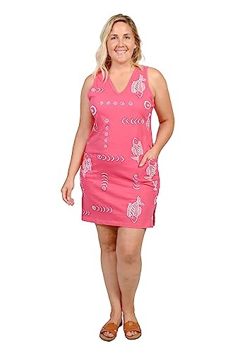 Fuscia Vneck Sleeveless
