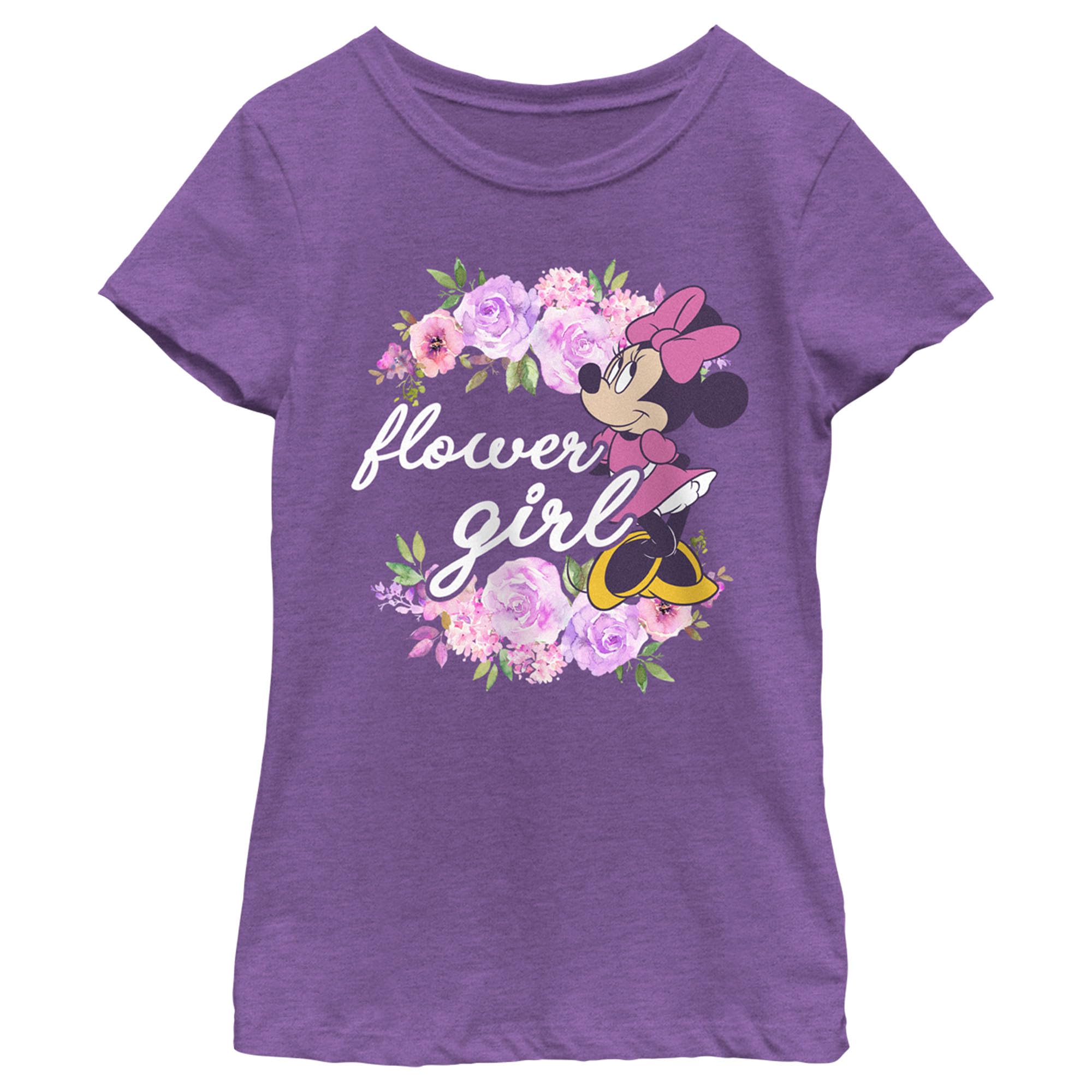 Disney Princess Flower Girl T-Shirt for Kids - Cute Cotton Top for Weddings, Birthday Parties & Special Occasions | Official Disney Merchandise